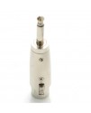 單聲道 6.5 JACK 頭 轉卡農音頻 公/母 轉接頭 單聲道 6.5 JACK 頭 轉卡農音頻 公/母 轉接頭